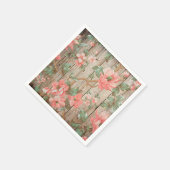 Serviette En Papier Papier Mariage Rustique Spring Blossoms (Coin)