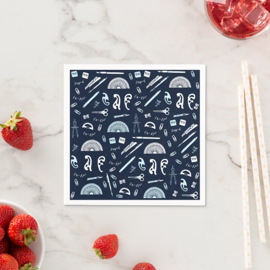 Serviette En Papier Papier Mathématiques (En situation)