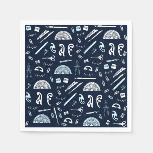 Serviette En Papier Papier Mathématiques