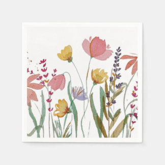Serviette En Papier Papier meadow fleur sauvage