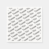 Serviette En Papier Papier Merci (Devant)