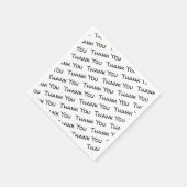 Serviette En Papier Papier Merci (Coin)