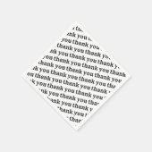 Serviette En Papier Papier Merci (Coin)