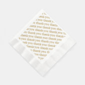 Serviette En Papier Papier Merci Napkins Or (Coin)