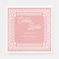 Papier mexicain Picado Cielito Lindo Baby shower