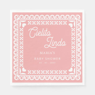 Serviette En Papier Papier mexicain Picado Cielito Lindo Baby shower