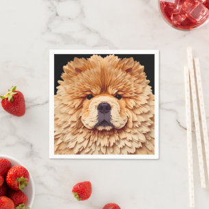 Serviette En Papier PAPIER MIRAGE Red Chow