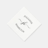 Serviette En Papier Papier Modèle du logo de l'entreprise (Coin)