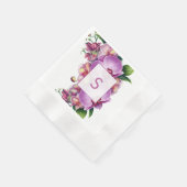 Serviette En Papier Papier Monogramme mariage Napkin (Coin)