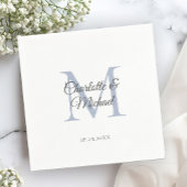Serviette En Papier Papier monogramme Napkin