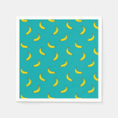 Serviette En Papier Papier Motif banane (Devant)