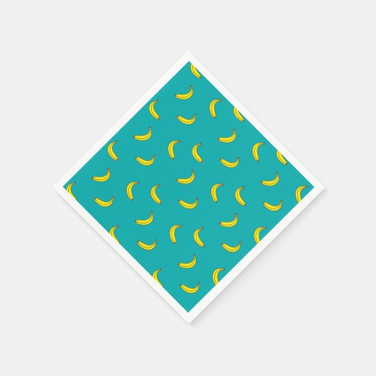 Serviette En Papier Papier Motif banane (Coin)