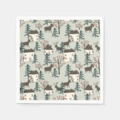 Serviette En Papier Papier motif de Noël (Devant)