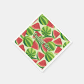 Serviette En Papier Papier Motif de pastèque (Coin)