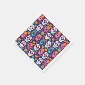 Serviette En Papier Papier Motif Dia de Los Muertos (Coin)
