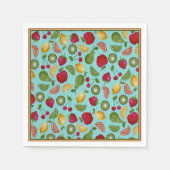 Serviette En Papier Papier Motif Fruit Fun (Devant)