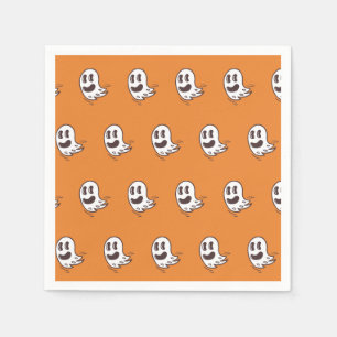 Serviette En Papier Papier Motif Halloween Ghost Napkin