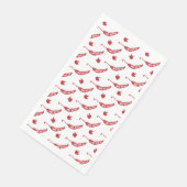 Serviette En Papier Papier Motif Red Chili Peppers (Coin)