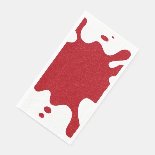 Serviette En Papier Papier Motif tomate rouge personnalisé serviettes (Coin)