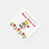Serviette En Papier Papier, Mousey Cheesy Love (Coin)