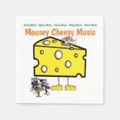 Serviette En Papier Papier, Mousey Cheesy Music (Devant)