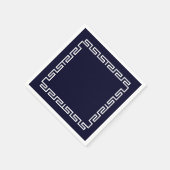 Serviette En Papier Papier "Mykonos" (Coin)