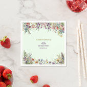 Serviette En Papier Papier Napkin (En situation)