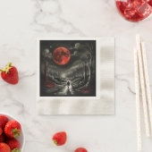 Serviette En Papier Papier Napkin (En situation)