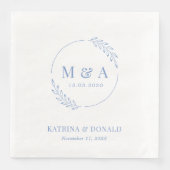 Serviette En Papier Papier Napkin (Devant)