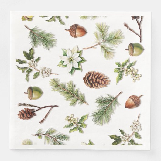 Serviette En Papier Papier Napkin (Devant)