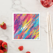 Serviette En Papier Papier Napkin (En situation)