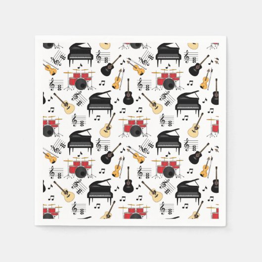 Serviette En Papier Papier Napkin (Devant)