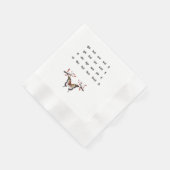 Serviette En Papier Papier Napkin (Coin)