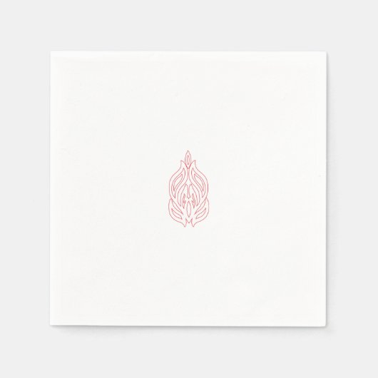 Serviette En Papier Papier Napkin (Devant)