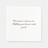 Serviette En Papier Papier Napkin (Devant)