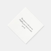 Serviette En Papier Papier Napkin (Coin)