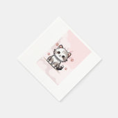 Serviette En Papier Papier Napkin (Coin)