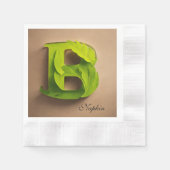 Serviette En Papier Papier Napkin (Devant)