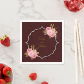Serviette En Papier Papier Napkin (En situation)