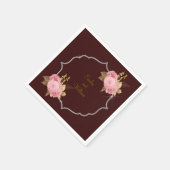 Serviette En Papier Papier Napkin (Coin)