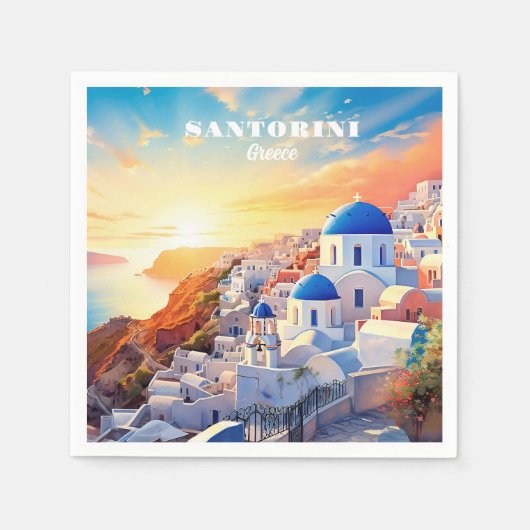 Serviette En Papier Papier Napkin (Devant)