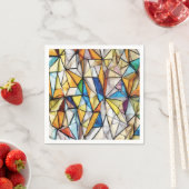 Serviette En Papier Papier Napkin (En situation)