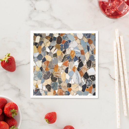 Serviette En Papier Papier Napkin (En situation)