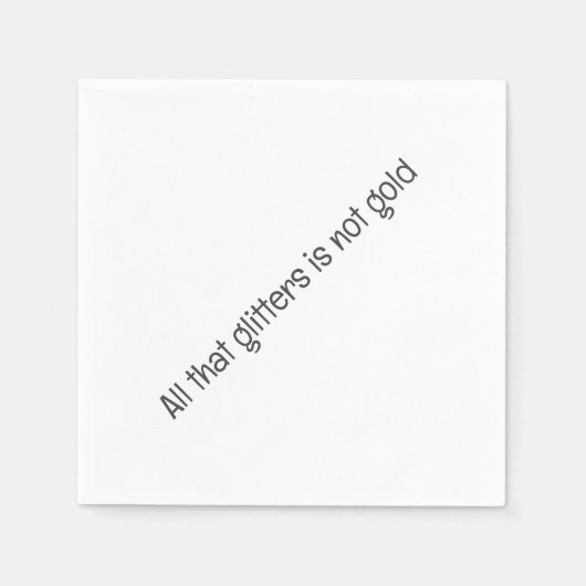 Serviette En Papier Papier Napkin (Devant)