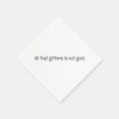 Serviette En Papier Papier Napkin (Coin)