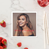 Serviette En Papier Papier Napkin (En situation)