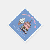 Serviette En Papier Papier Napkin (Coin)