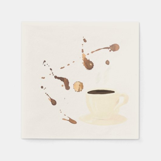 Serviette En Papier Papier Napkin (Devant)