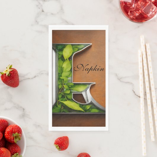 Serviette En Papier Papier Napkin (En situation)