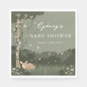 Serviette En Papier Papier Napkin (Devant)